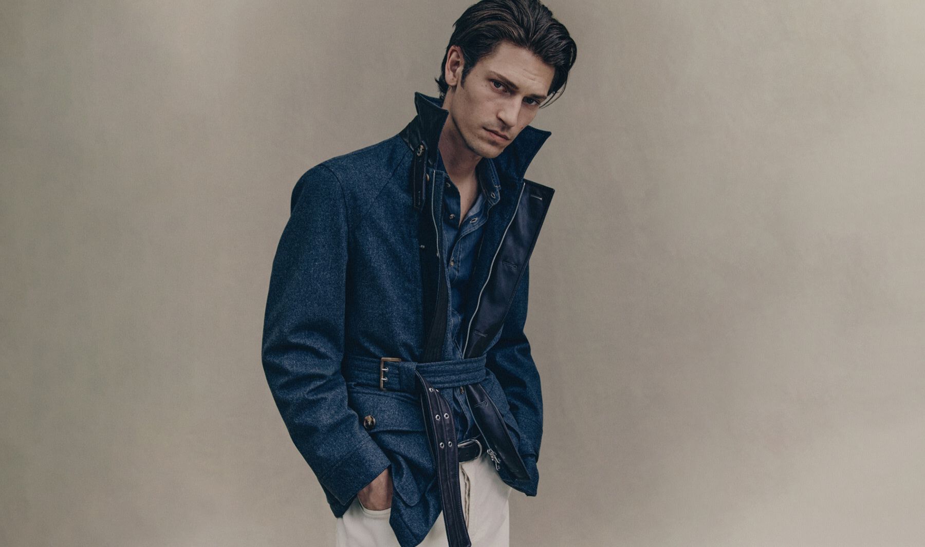 メンズ 向け トープ ブレイデッドベルト | Brunello Cucinelli