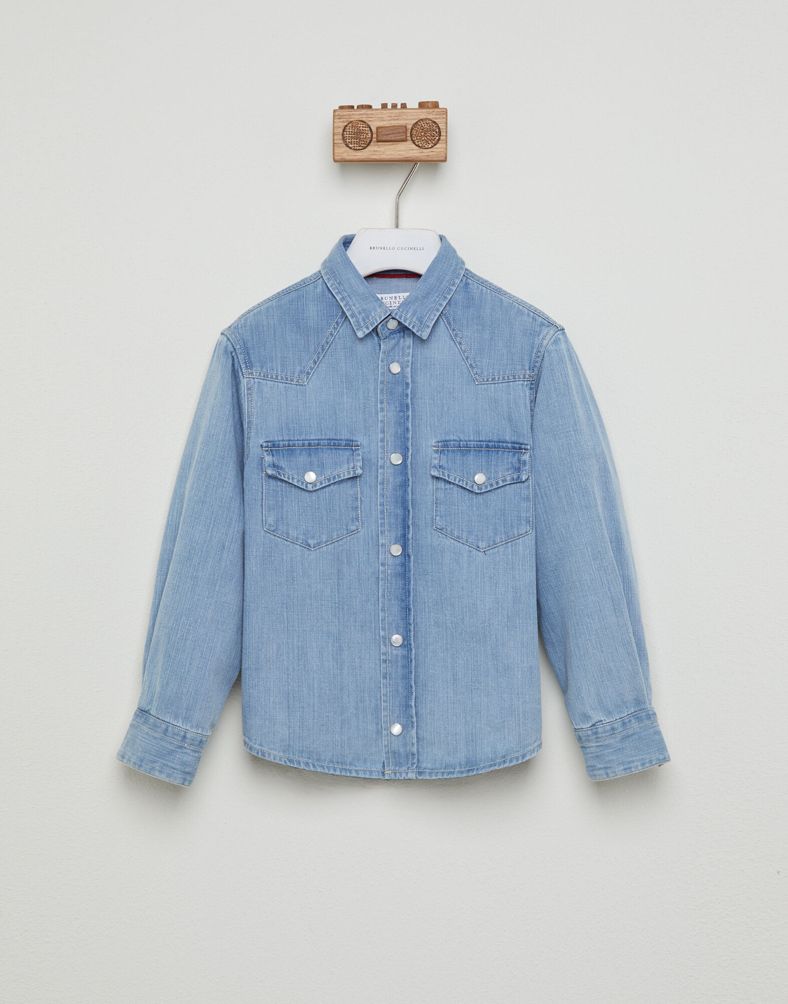 brunello cucinelli denim shirt