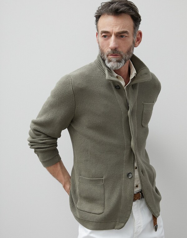 turtleneck cardigan outfit