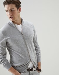 Zip-front Cardigan