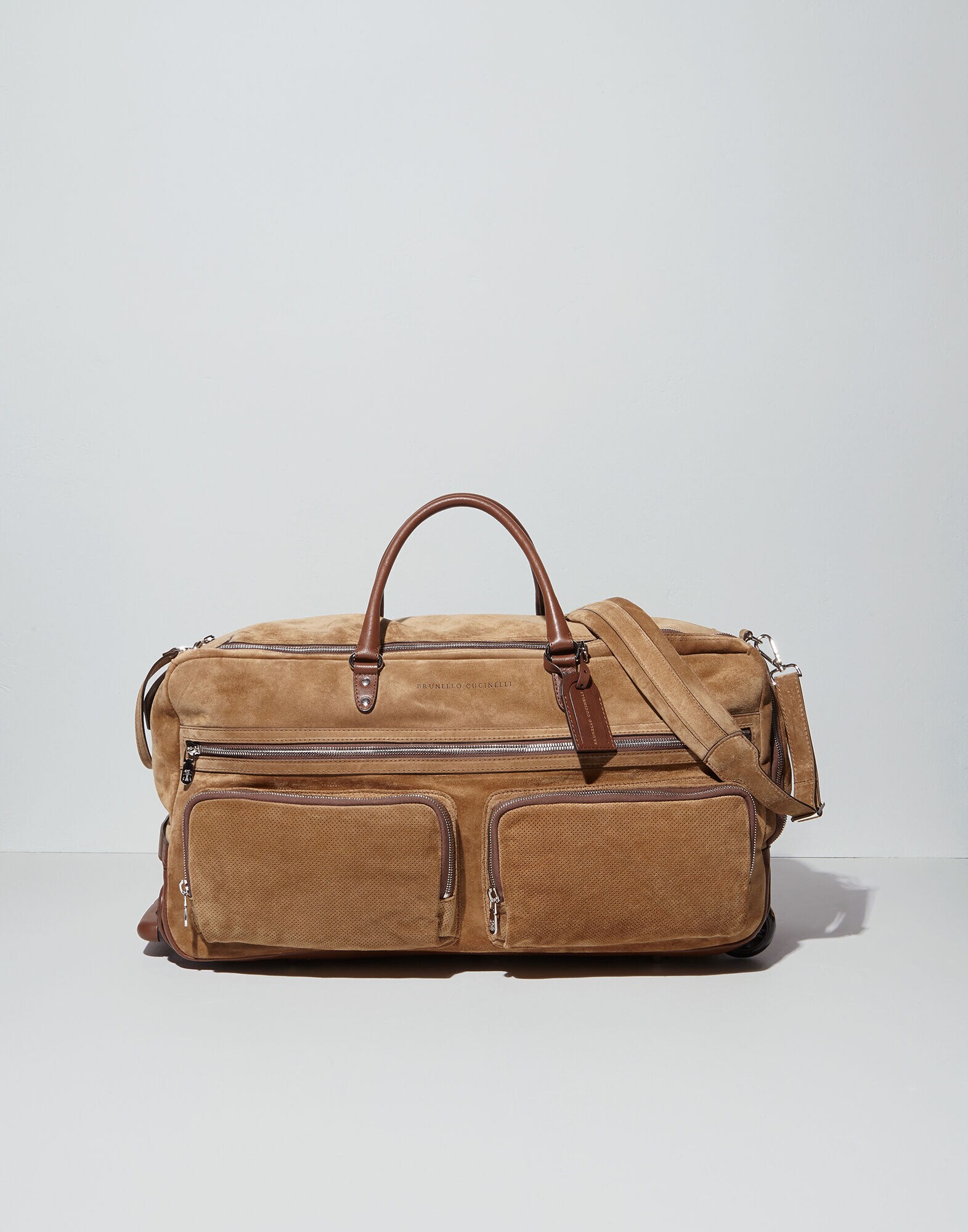 suede man bag