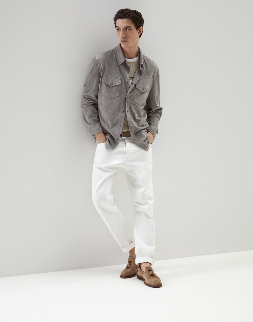 Brunello Cucinelli - Man - Beige - Lifestyle