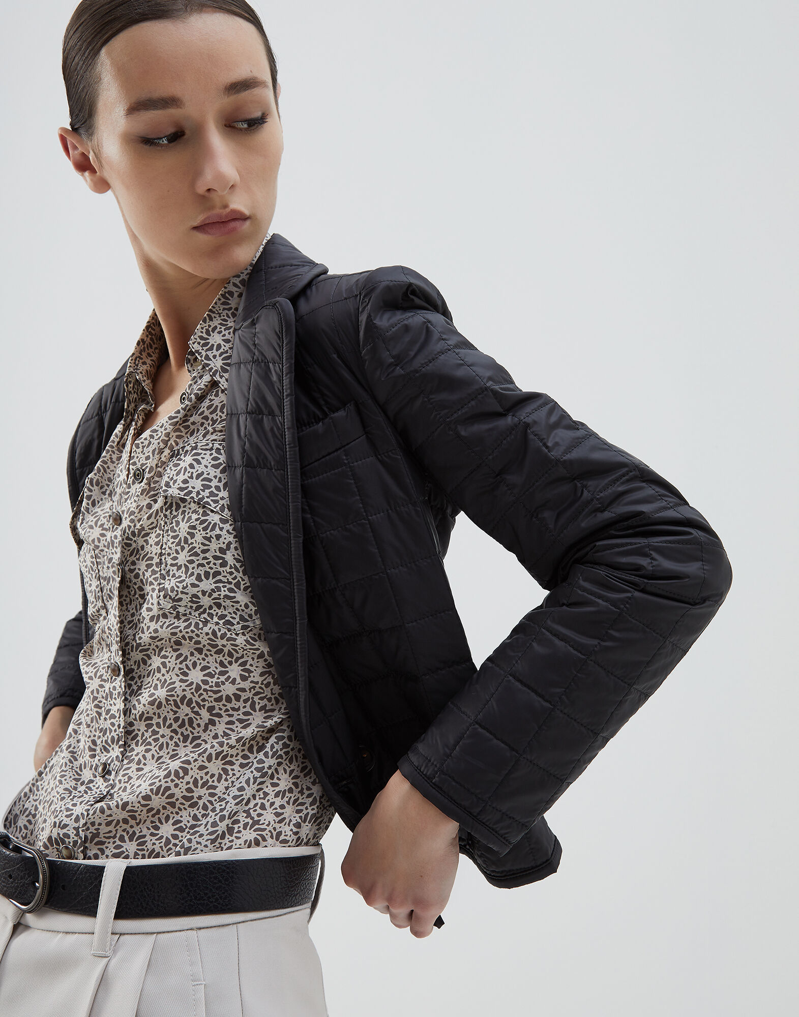 doudoune noir femme