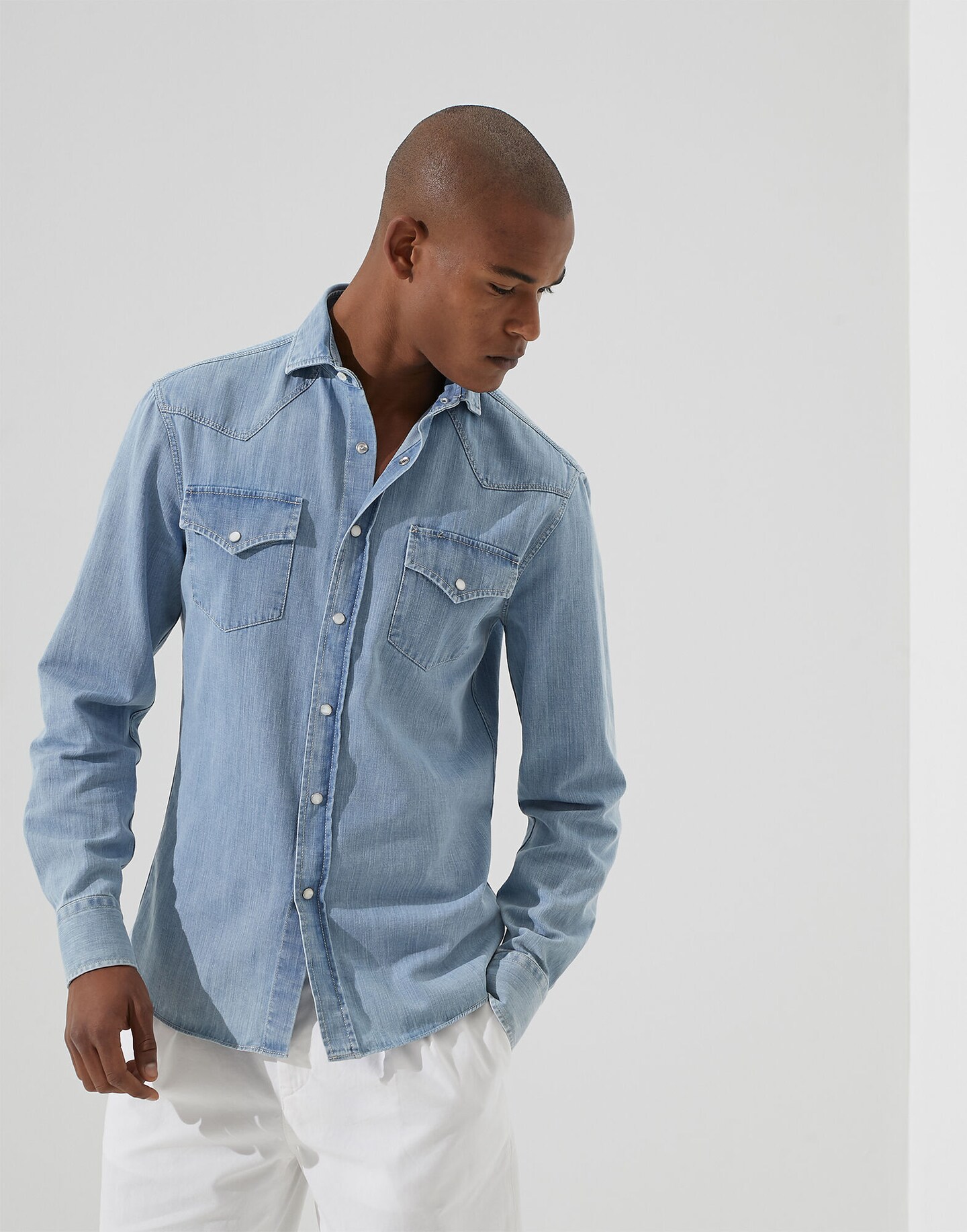 Casual Shirt 201me6454008 Man Shirts Brunello Cucinelli