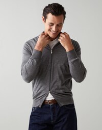 Zip-front Cardigan