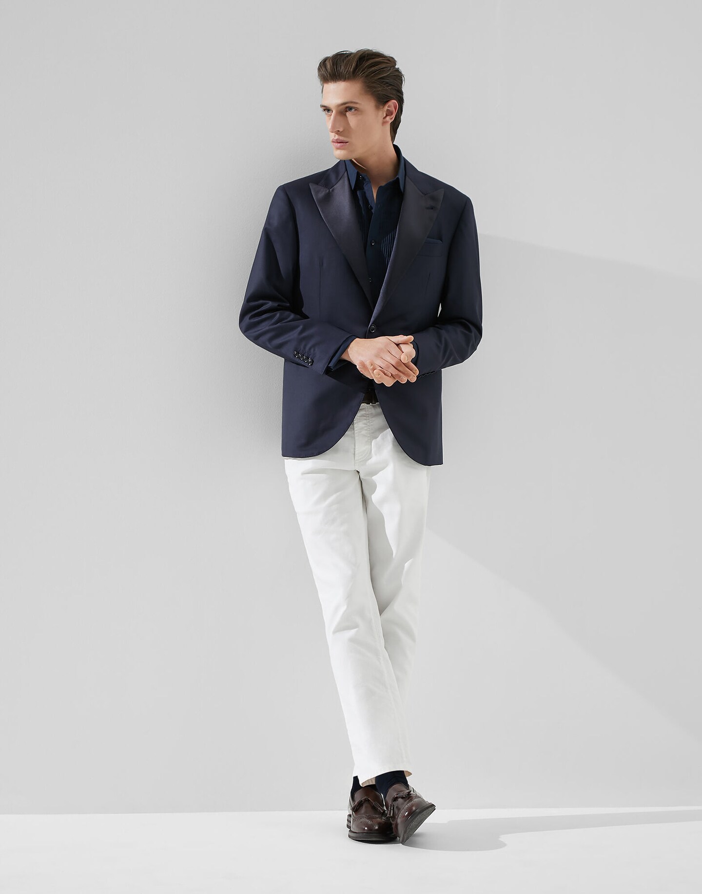 Tuxedo Jacket 201mf460gs03 Man Blazers Brunello Cucinelli