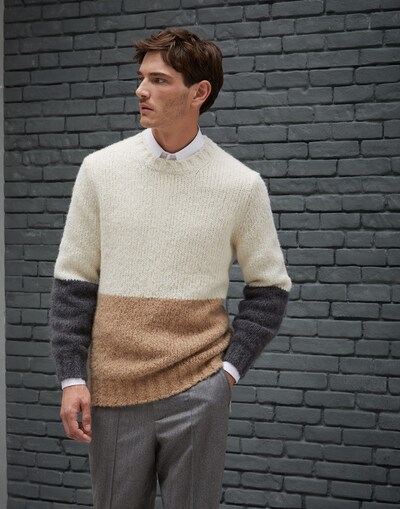 Crewneck Sweater 182m2b37300ci33103 Brunello Cucinelli