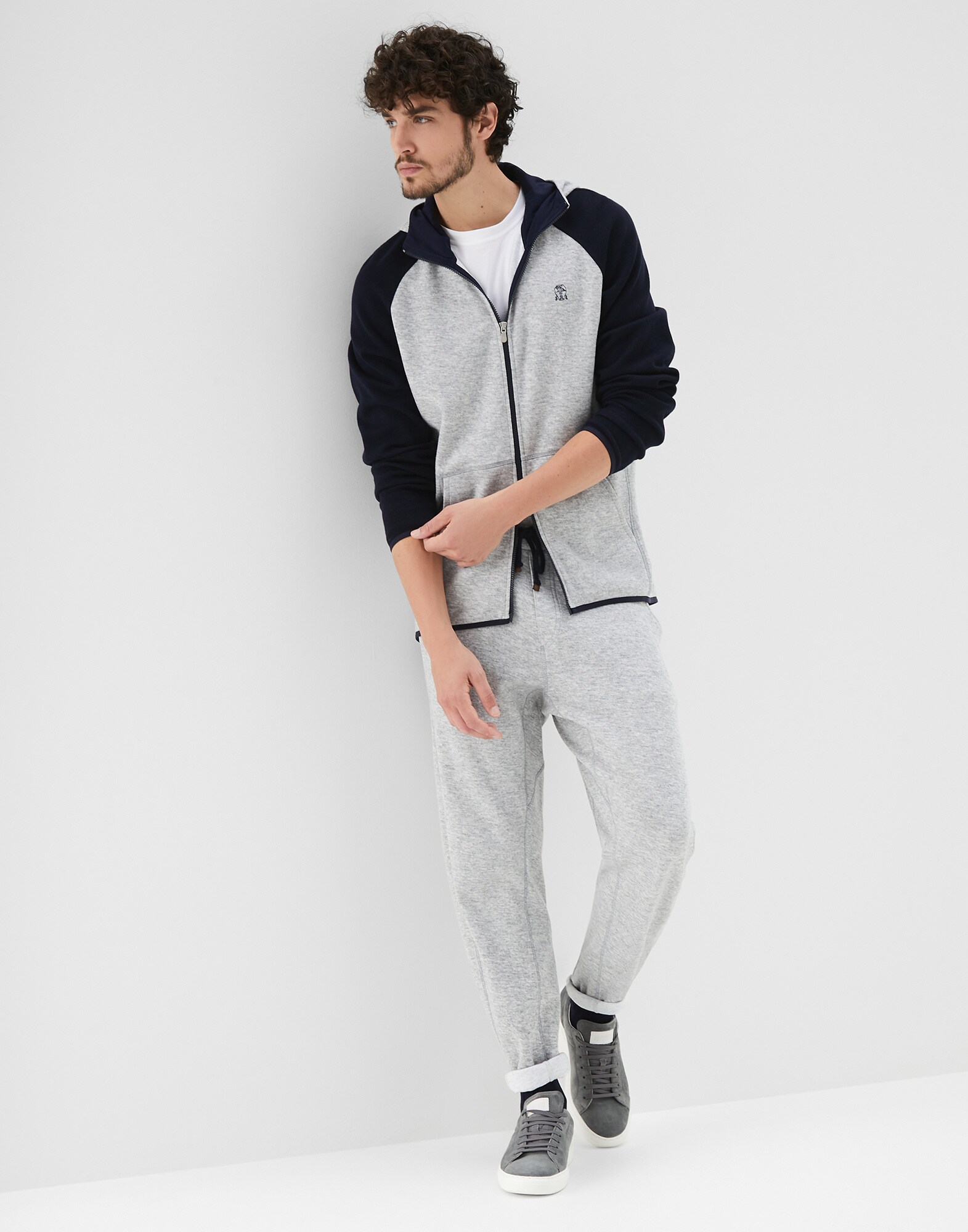 Sweatpants Pearl Grey Man 3 - Brunello Cucinelli