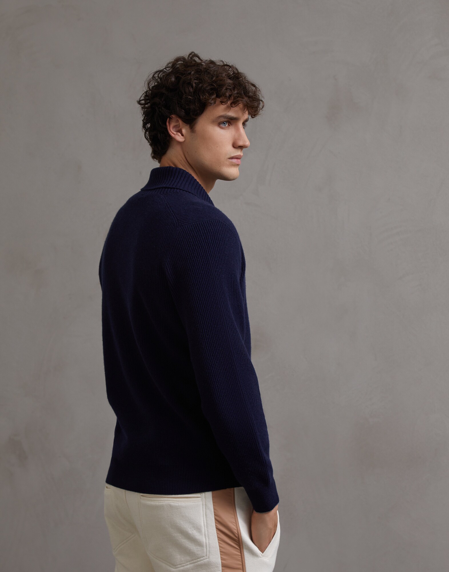V-neck Sweater - Back