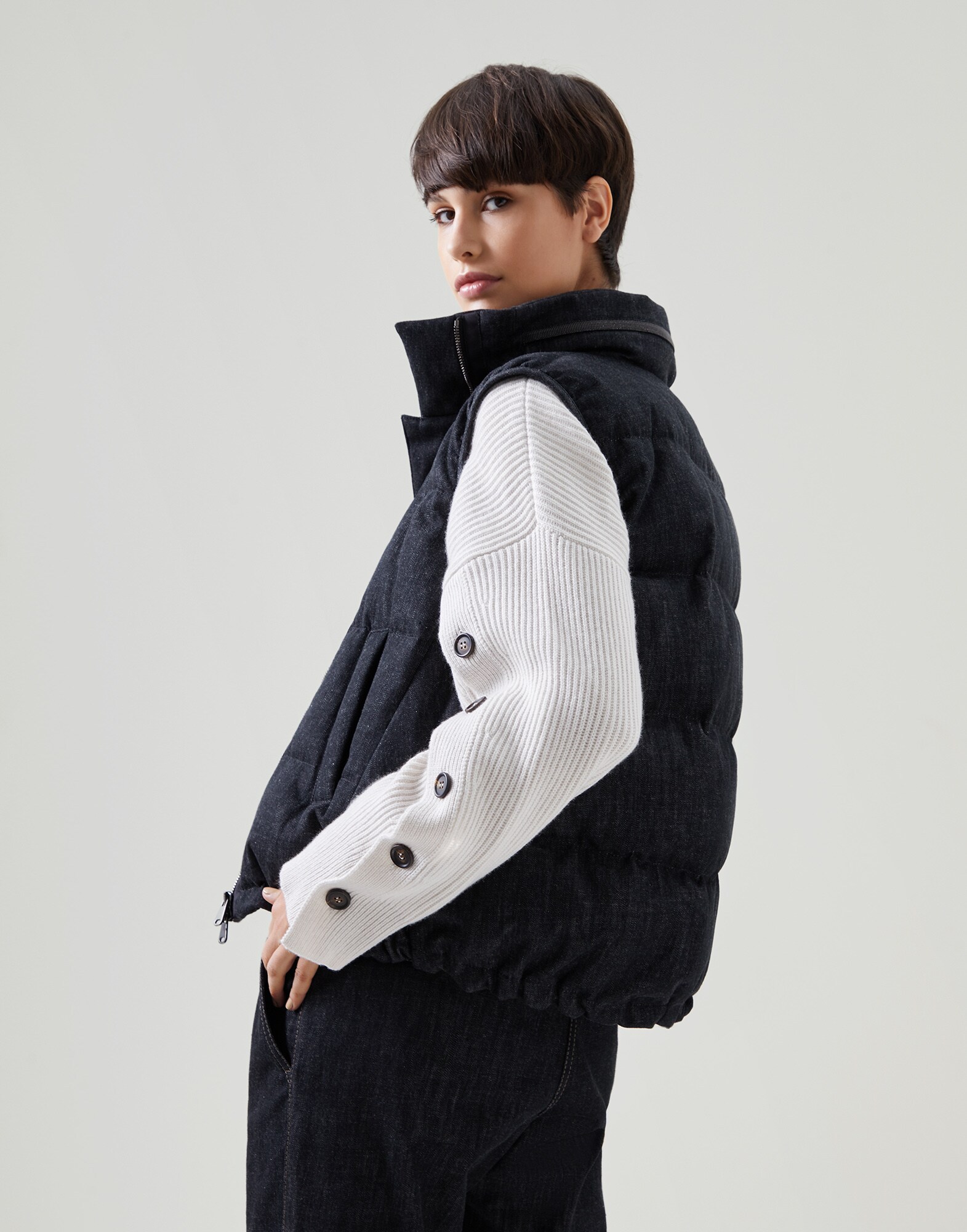 Down Vest - Back view