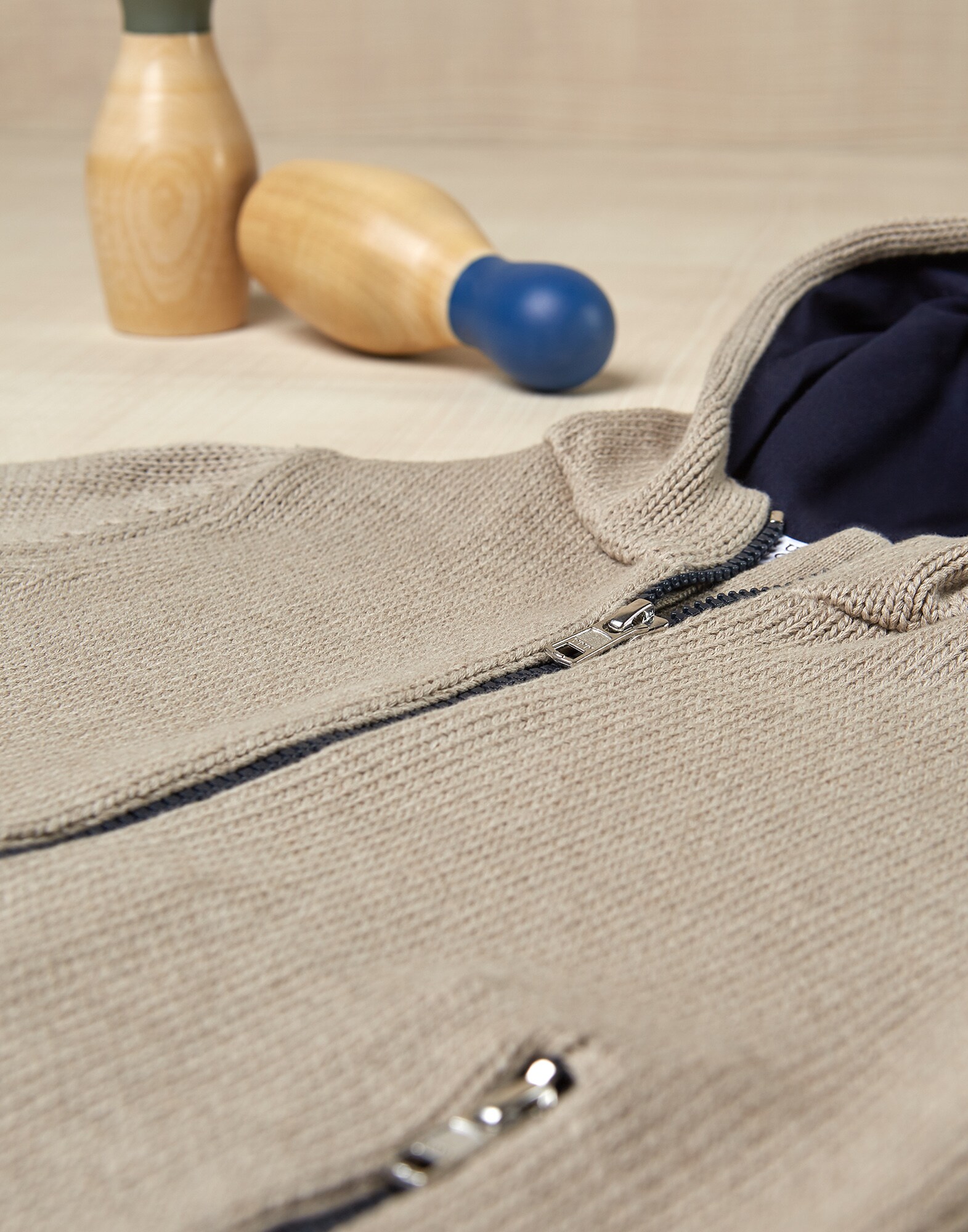 Strickjacke - Detail