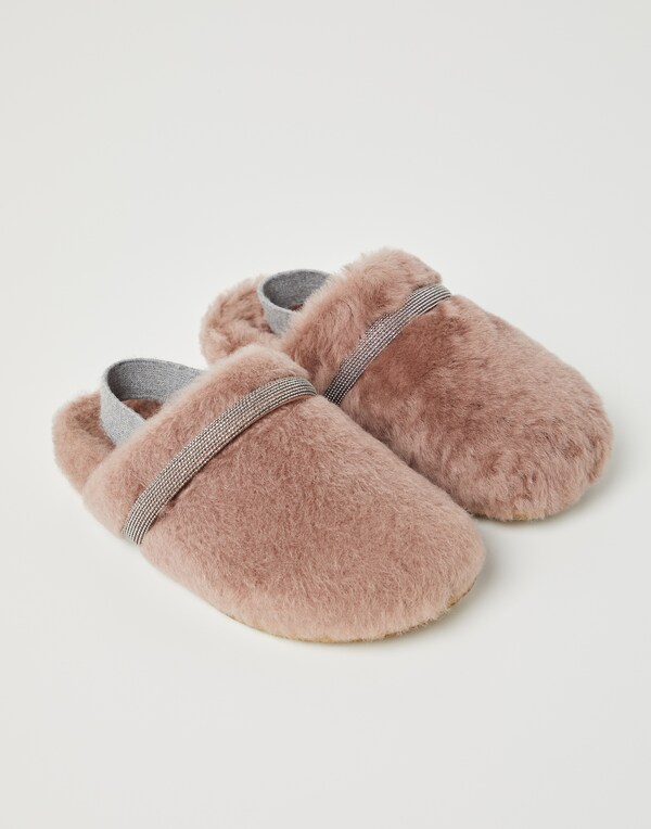 Shearling-lined mules Mou Girl - Brunello Cucinelli 