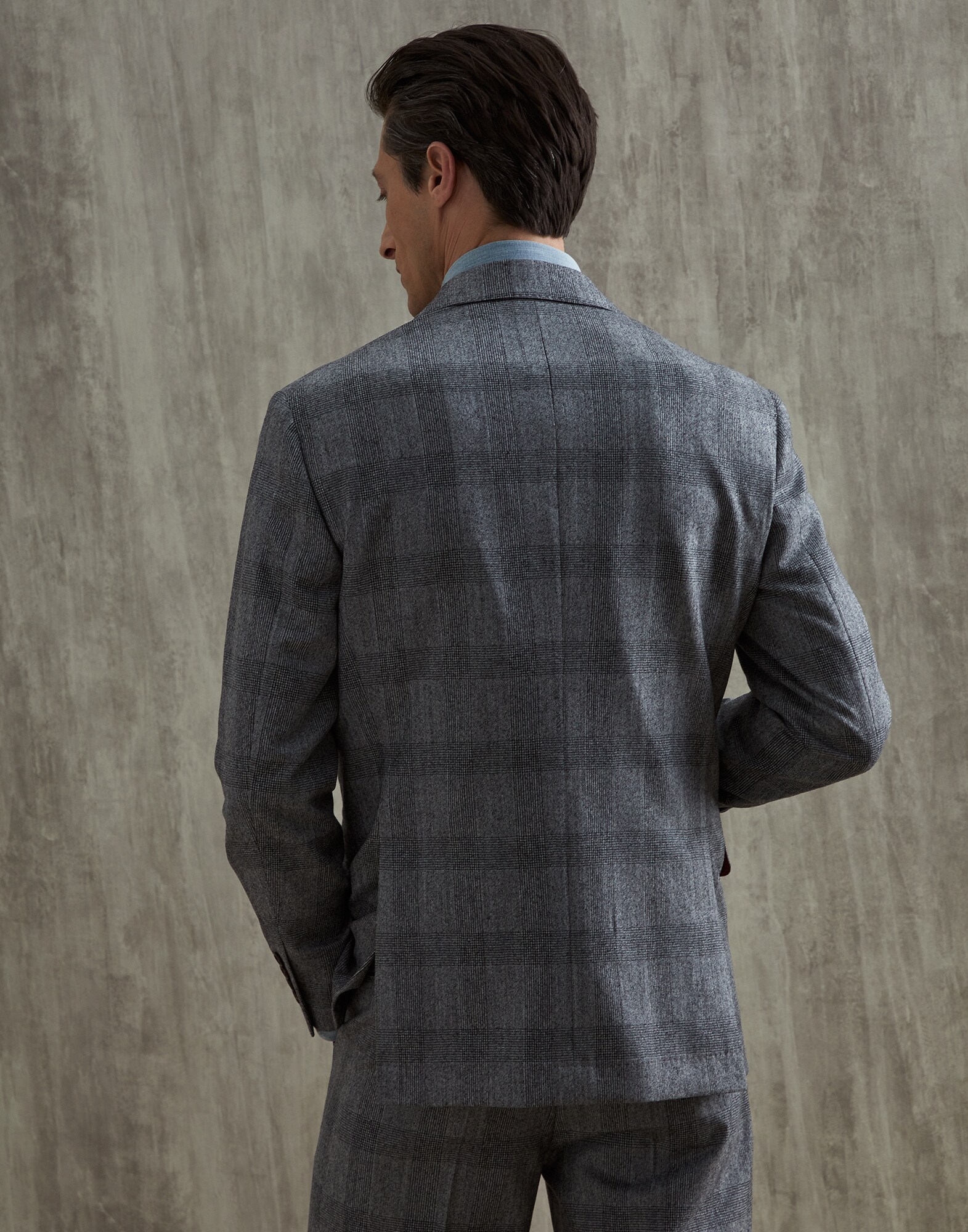 Single Breasted Blazer - Back view