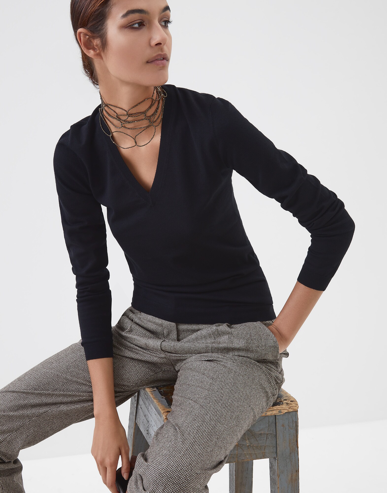 V-neck Sweater - Editorial