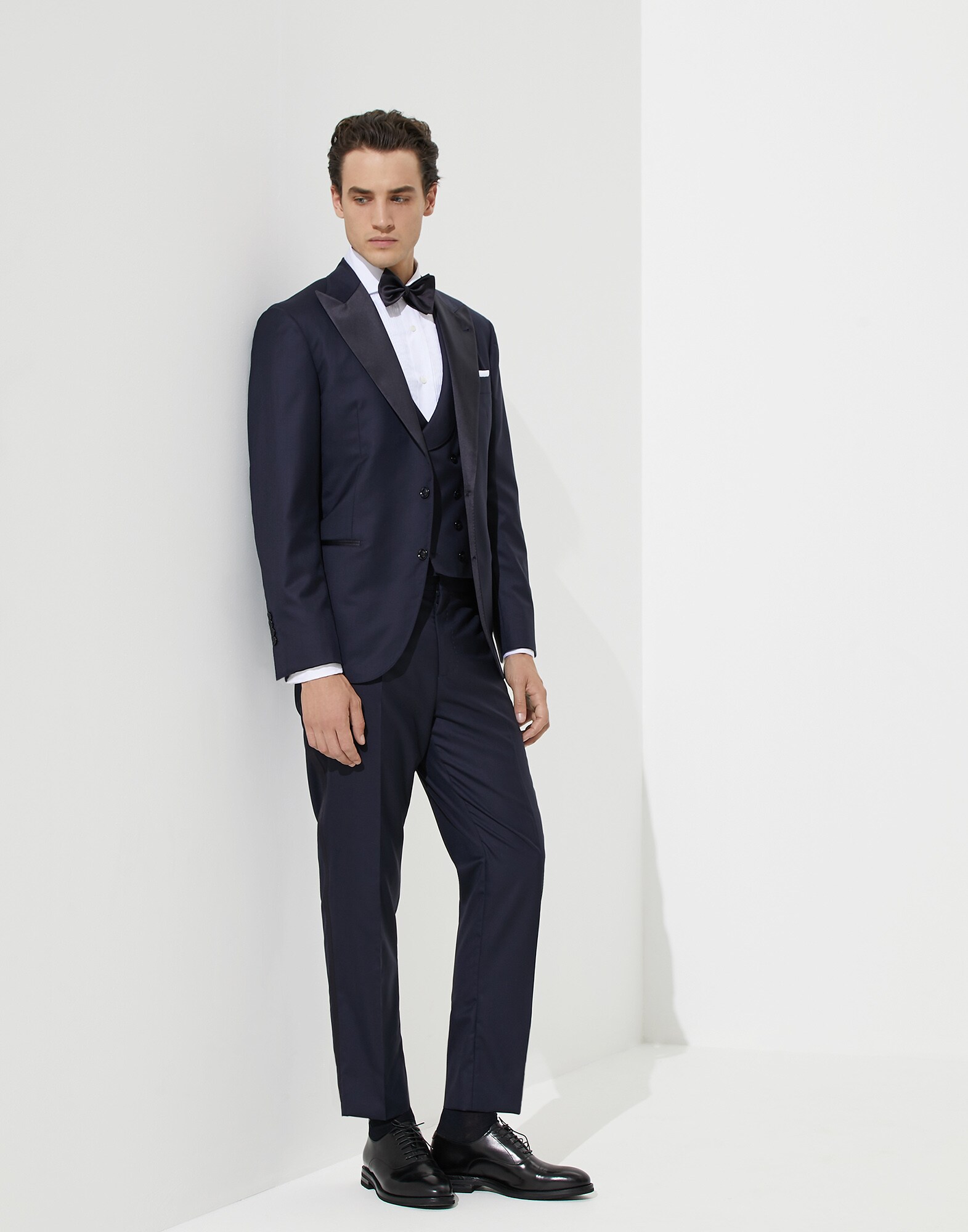 Tuxedo Navy Blue Man 3 - Brunello Cucinelli
