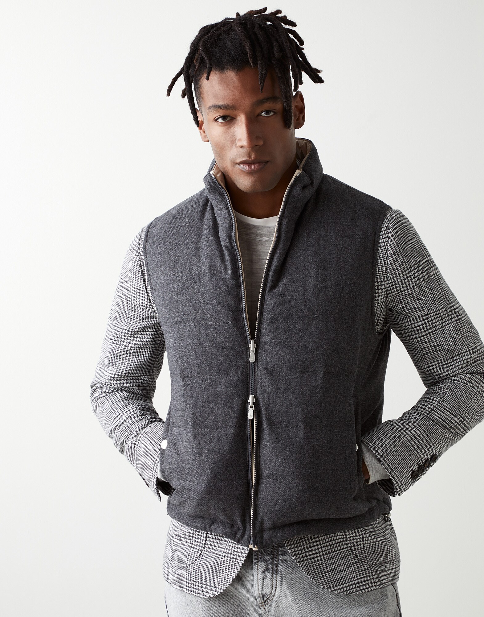 Down Vest - Front view