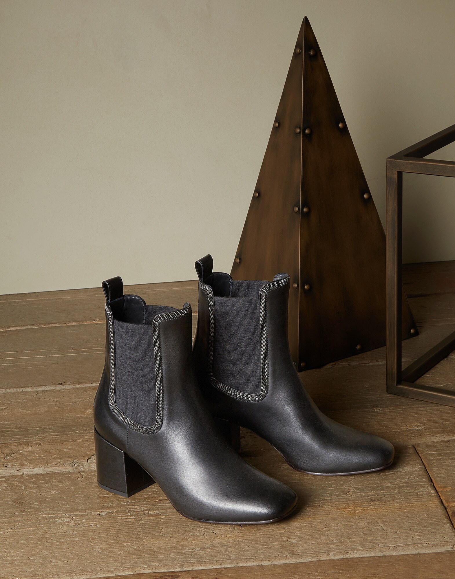 Mid Calf Boots - Front