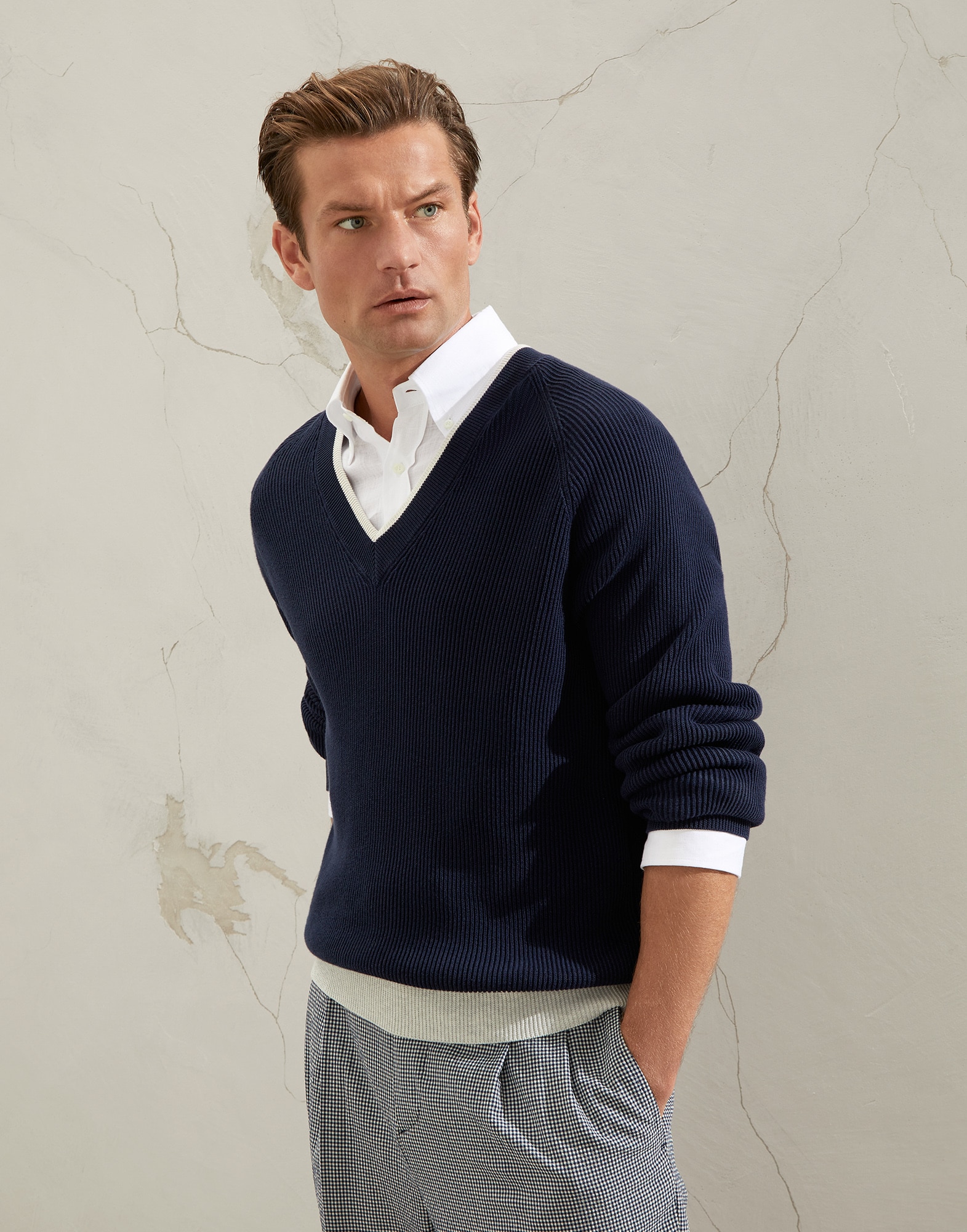 V-neck Sweater - Front