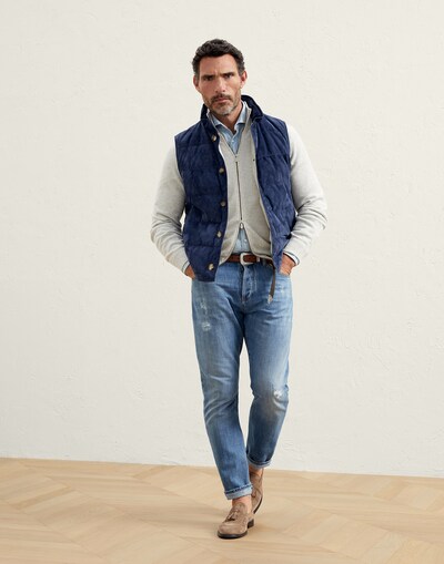 Zip-front Cardigan - Full look