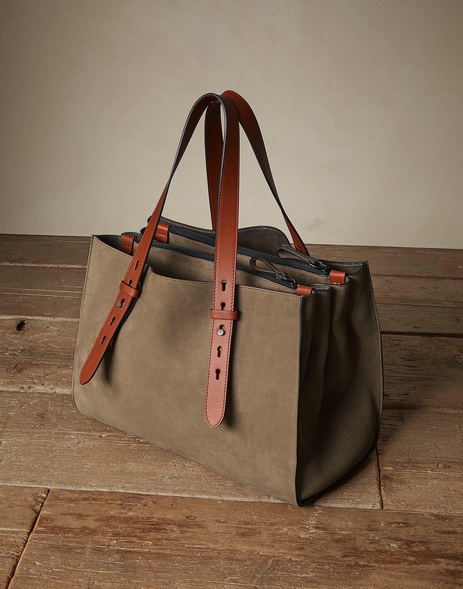 Shopper Bag Hazelnut Woman 1 - Brunello Cucinelli