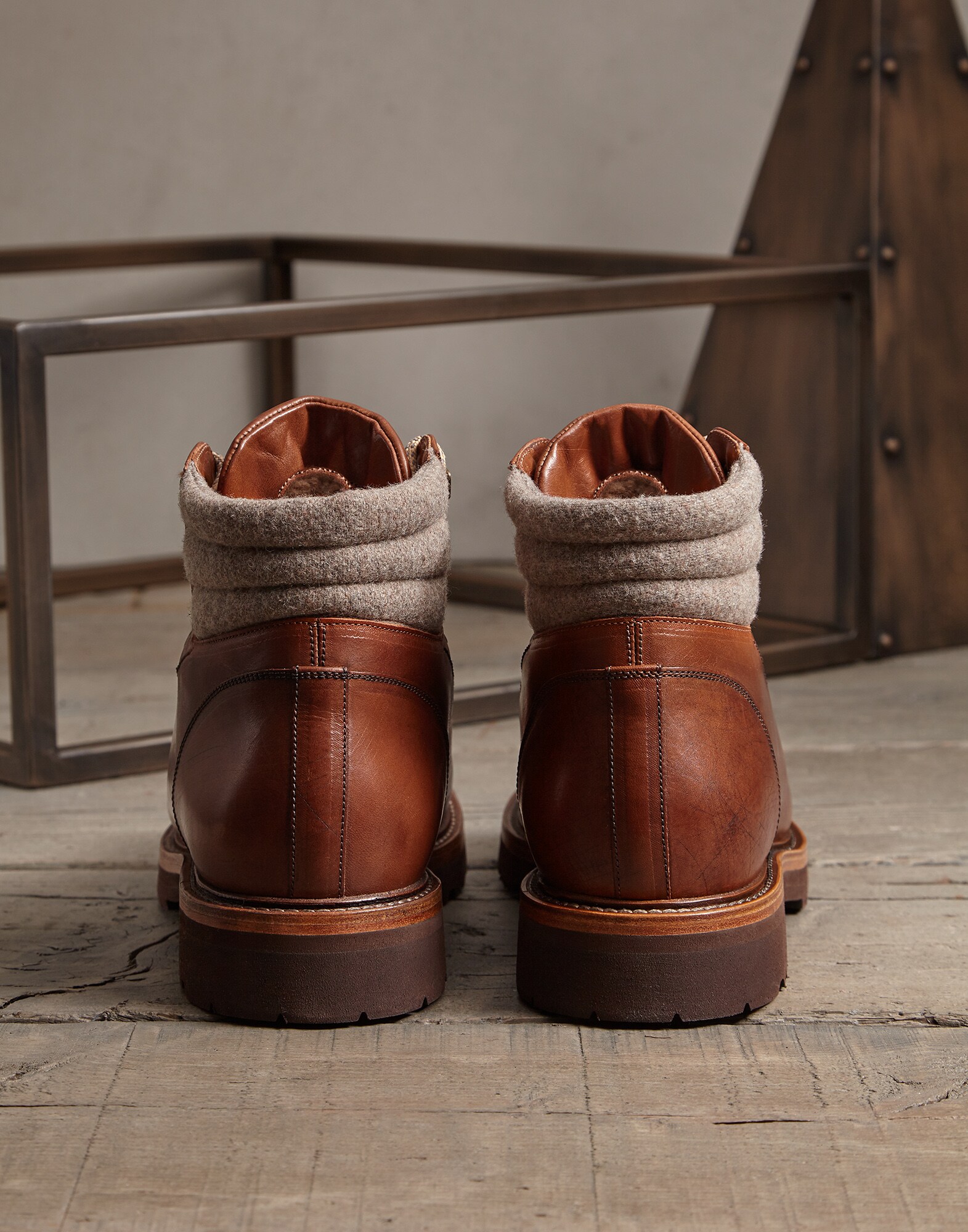 Boots Cognac Man 1 - Brunello Cucinelli