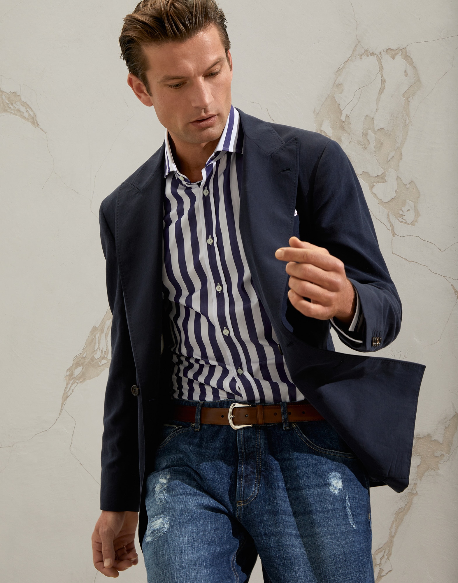 One-and-a-Half-Breasted Blazer - Editorial