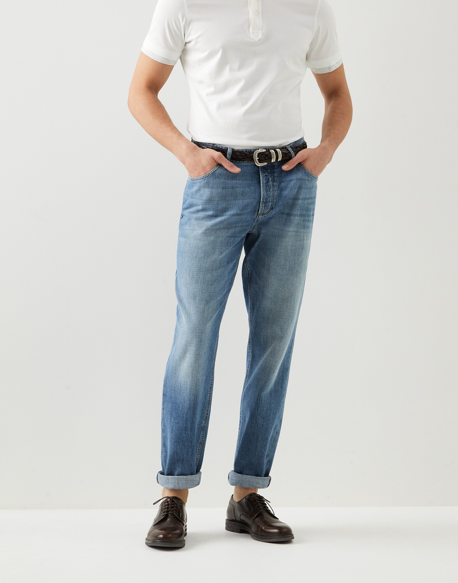 Denim Trousers - Front