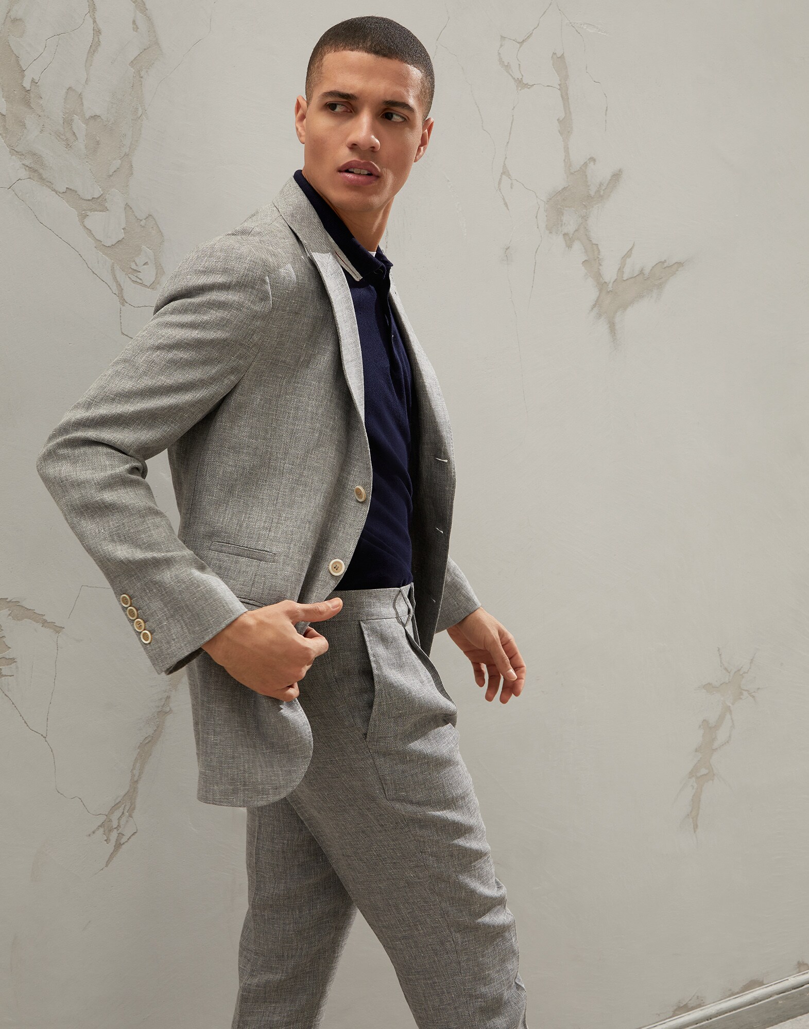 Chaqueta de Botonadura Simple - Editorial