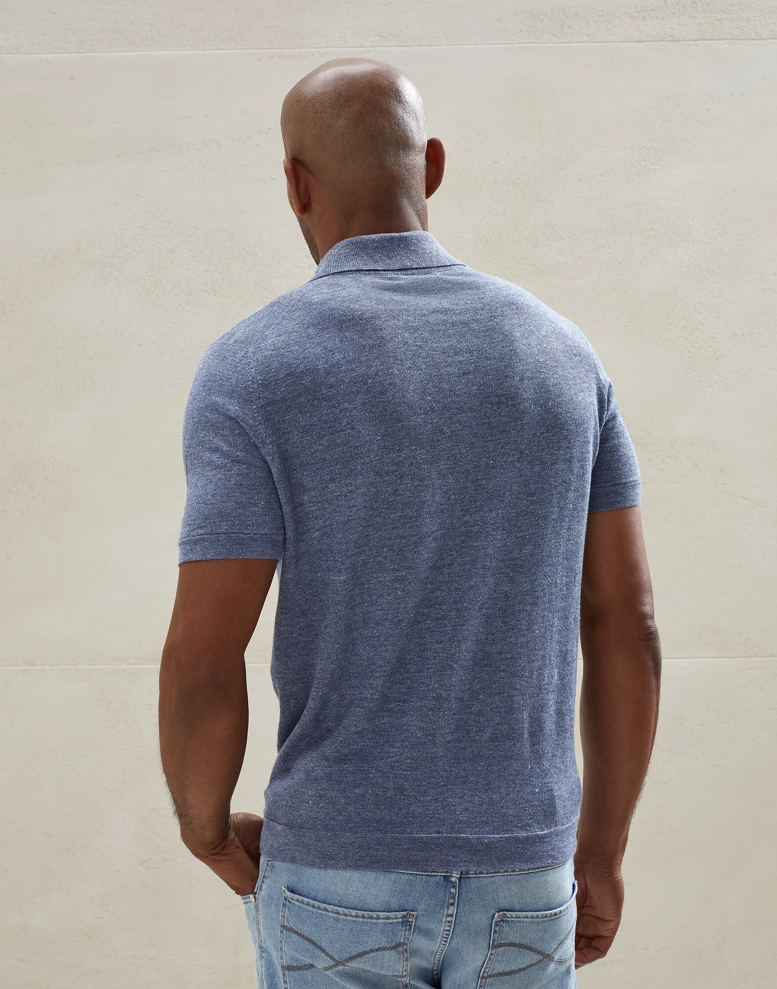 Polo-Style Sweater - Back view