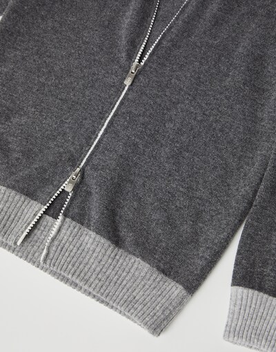 Hooded Cardigan - Detail view