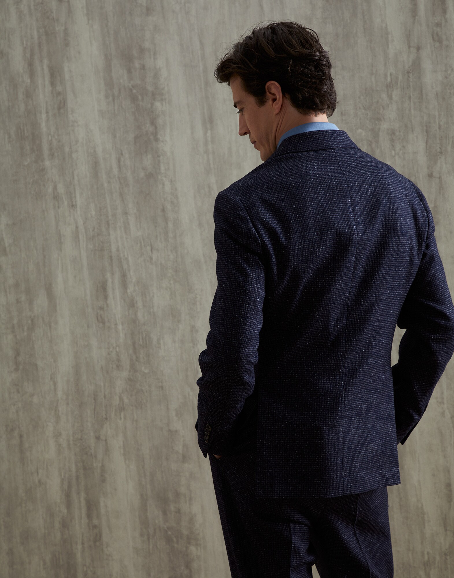 Single Breasted Blazer - Back view