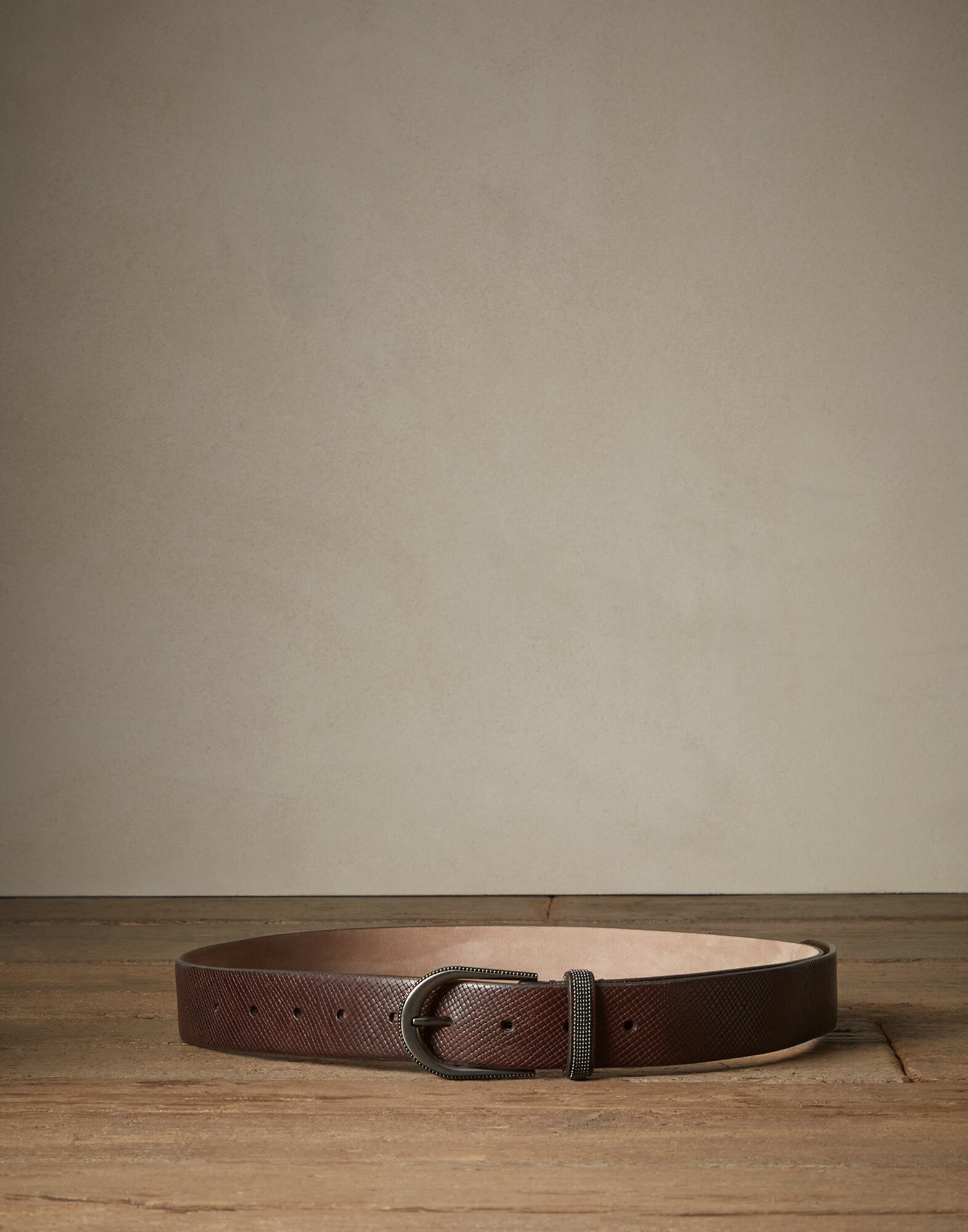 Belt Chestnut Woman 1 - Brunello Cucinelli