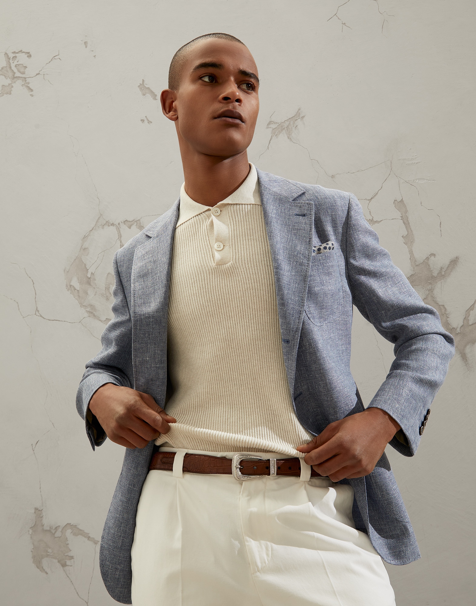 Einreihiger Blazer - Editorial-Ansicht