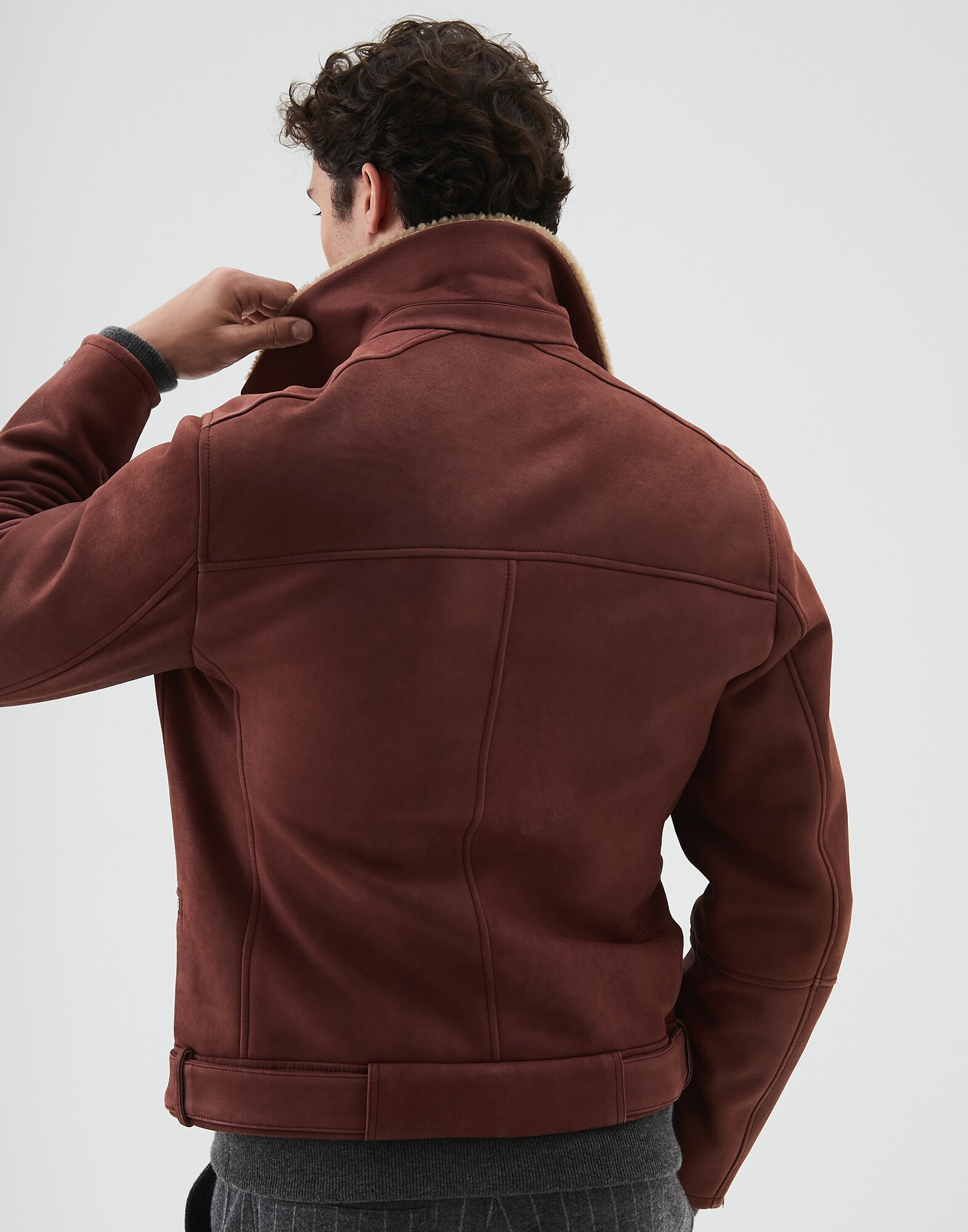 Изделие из кожи Красный Амарант Мужчина 2 - Brunello Cucinelli