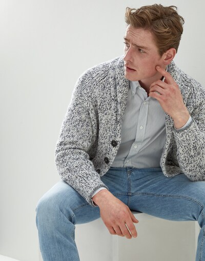 Button-front Cardigan - Editorial view