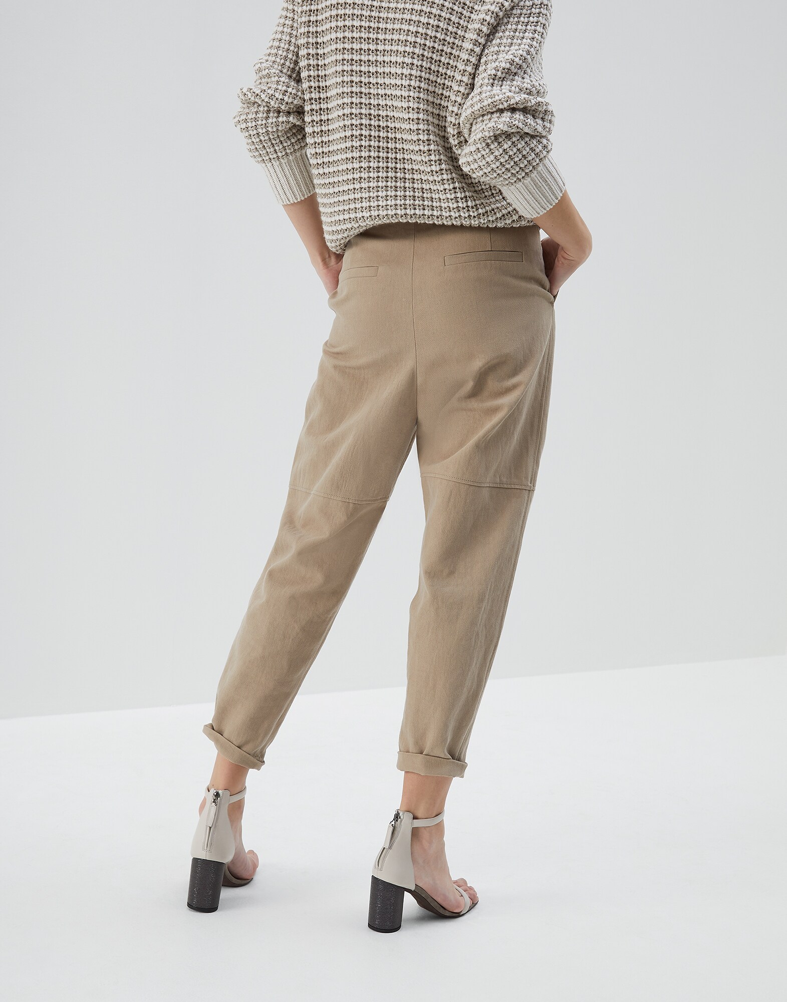 Pantalones Denim Cuerda Mujer 1 - Brunello Cucinelli
