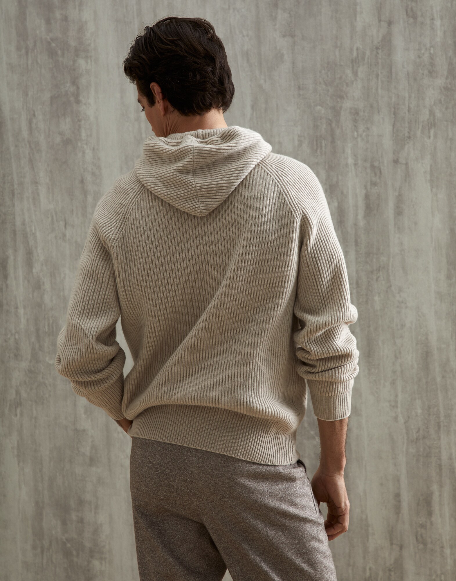 Hooded Sweater - Back view