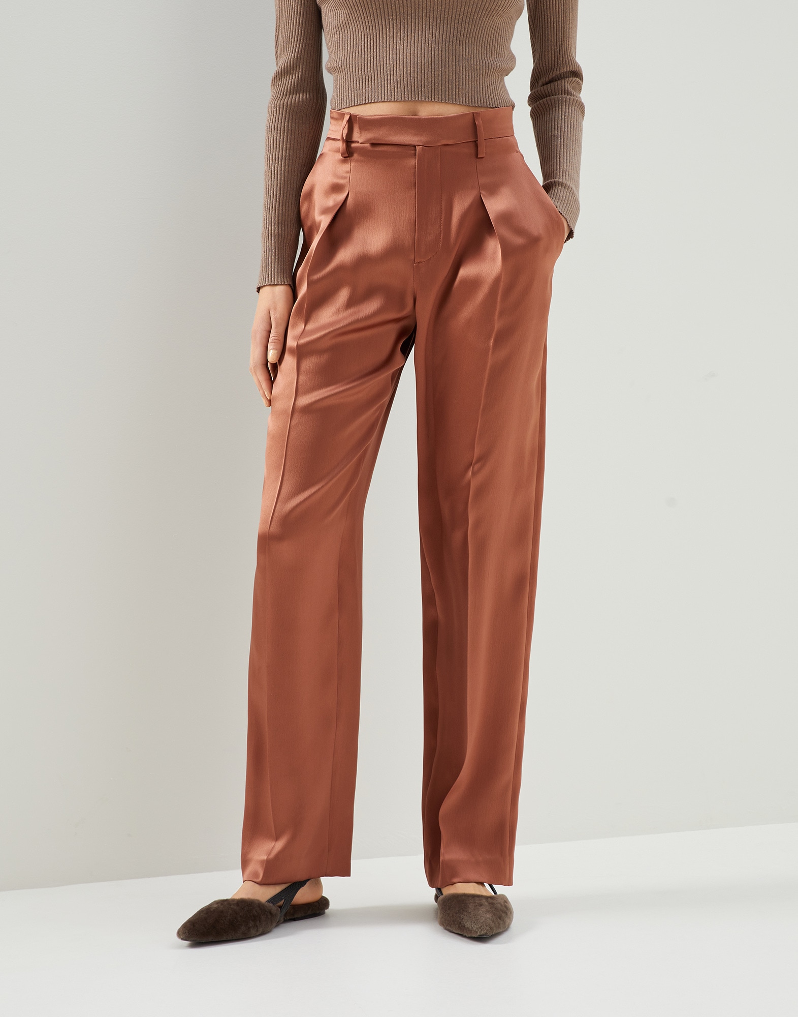 Loose tailored trousers