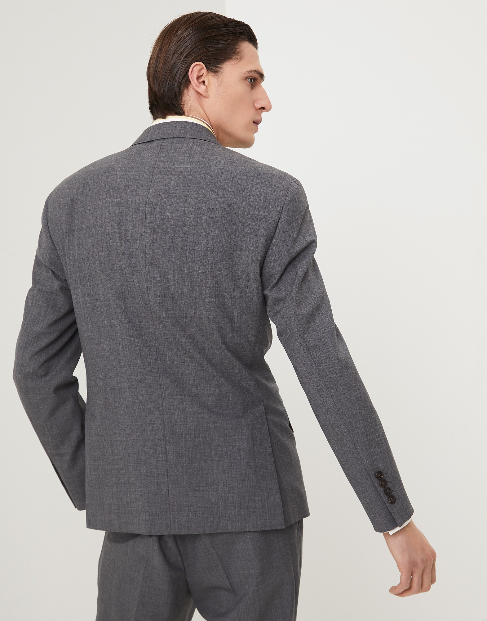 Chaqueta de Botonadura Simple - Vista trasera