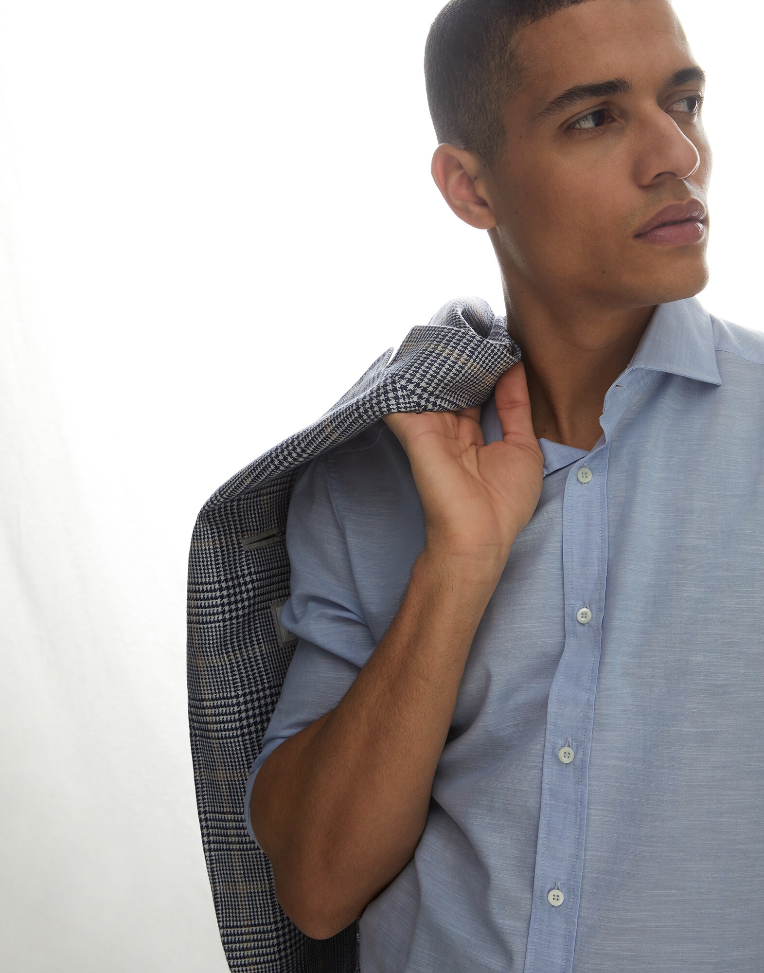 Oxford shirt Sky Blue Man - Brunello Cucinelli