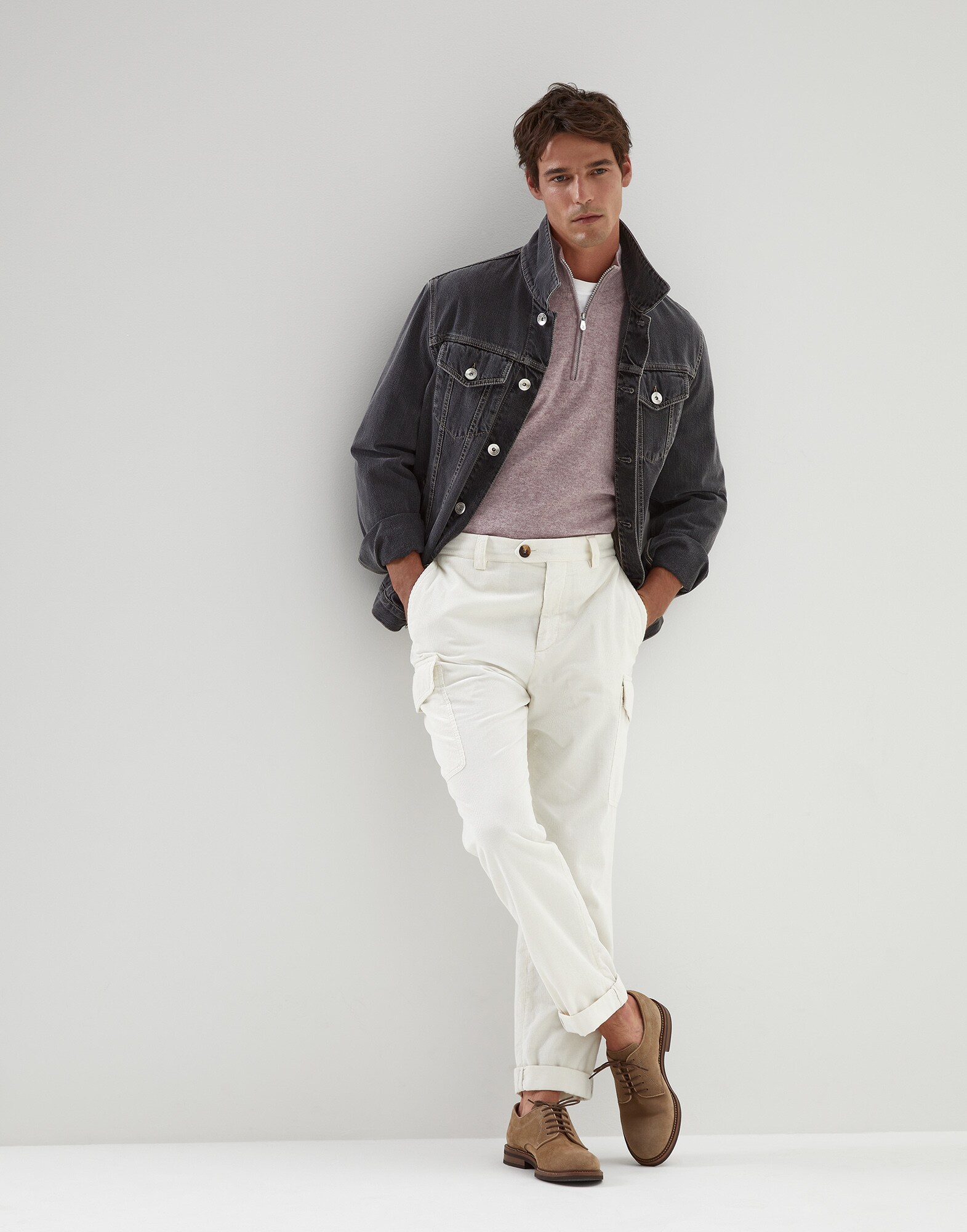 Cuello Alto con Cremallera - Vista look completo