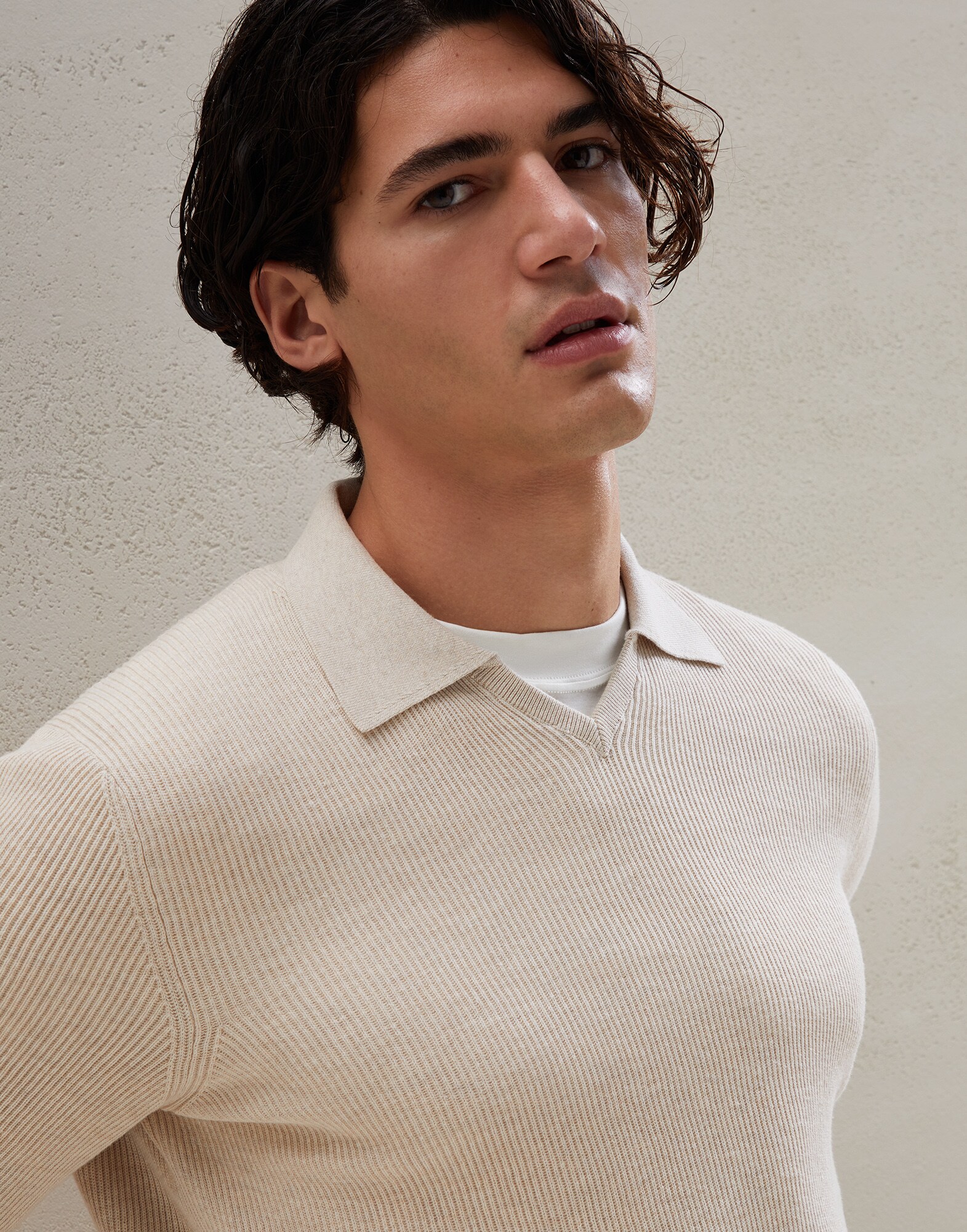 Polo-Style Sweater - Detail view