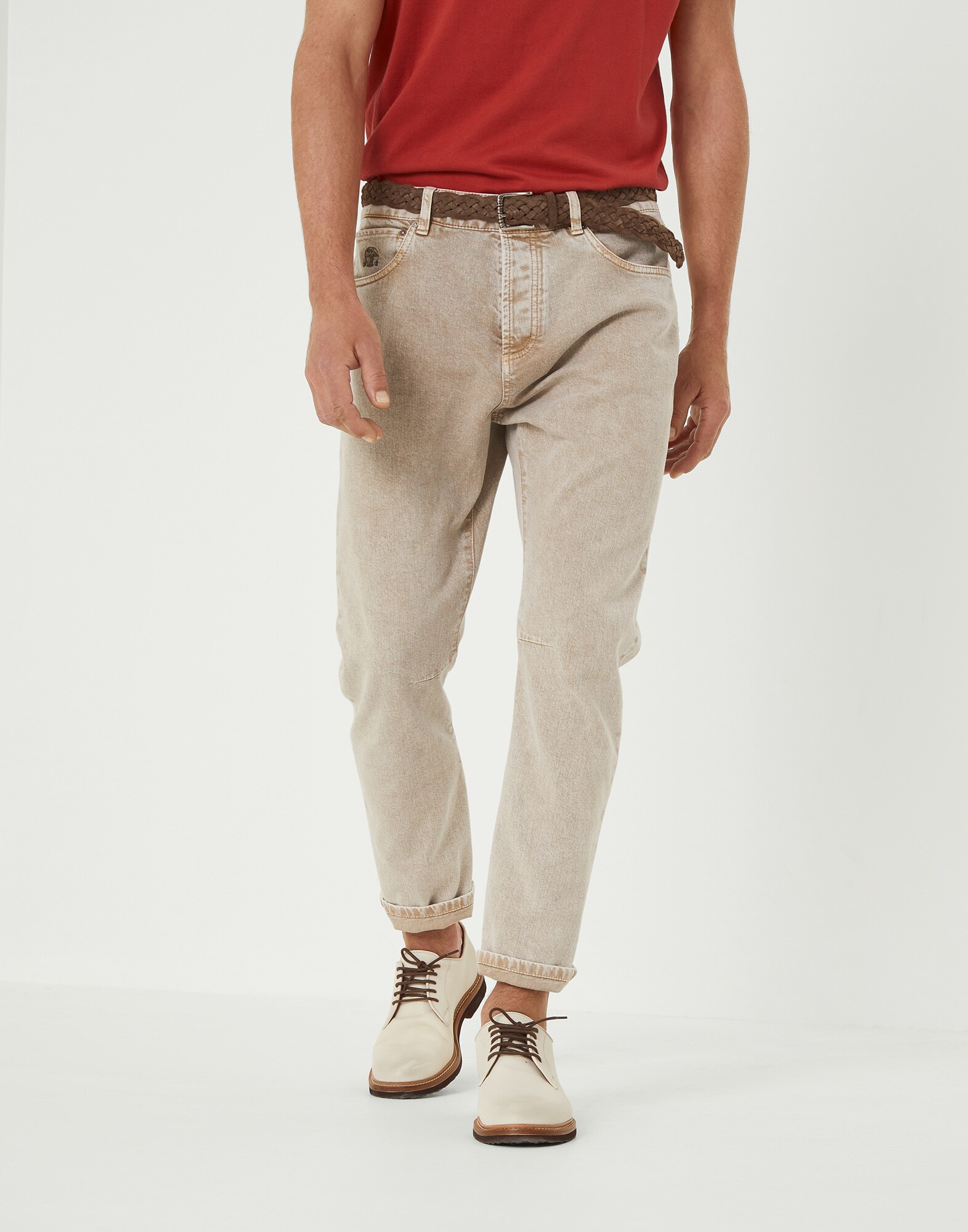 Denim Trousers - Front view