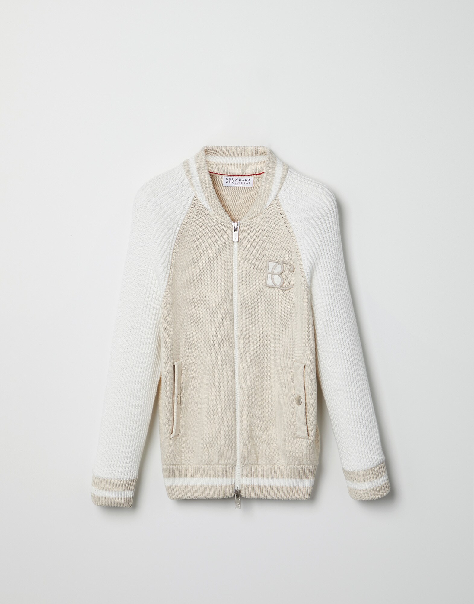 Cardigan with BC Badge