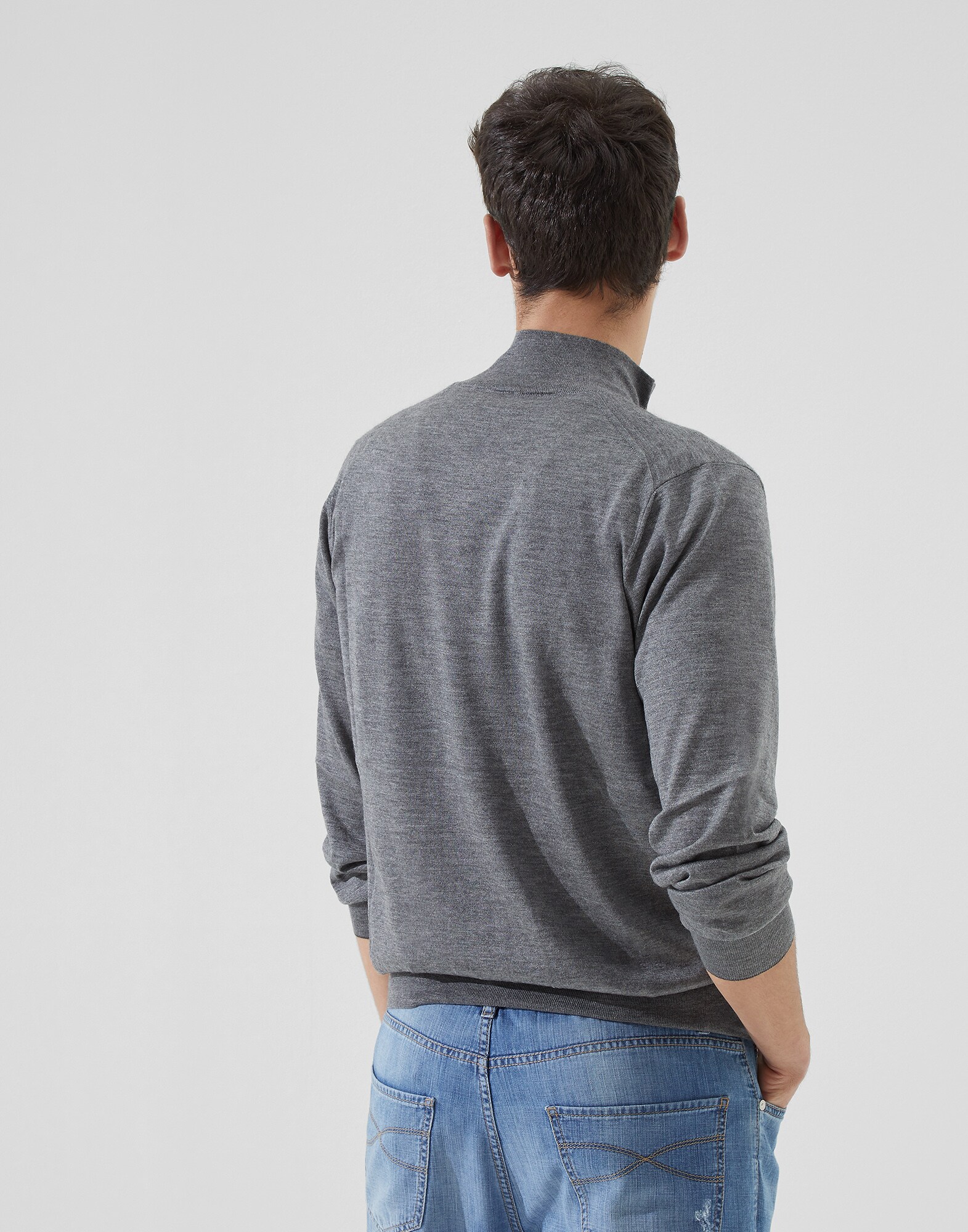 Zip-front Cardigan - Back