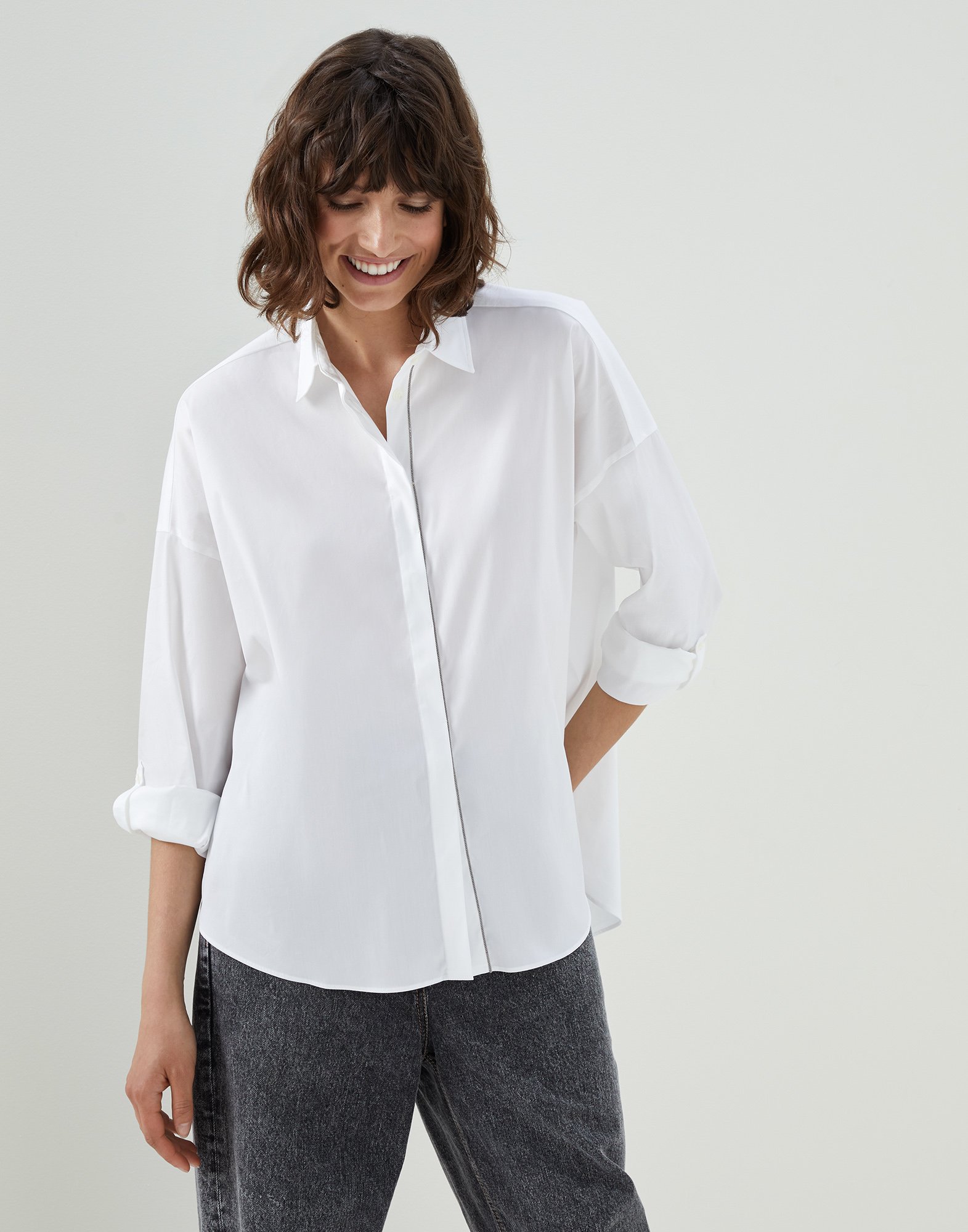 Women's shirts in silk and cotton | Brunello Cucinelli