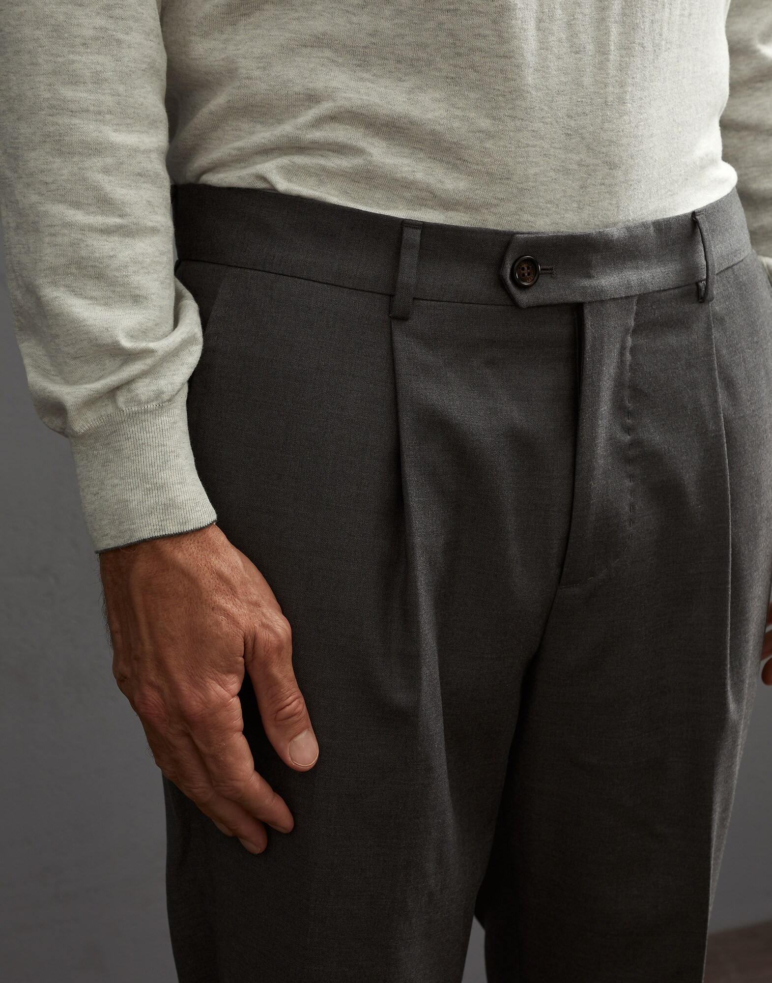 Pantalón con Pinzas - Vista de detalle