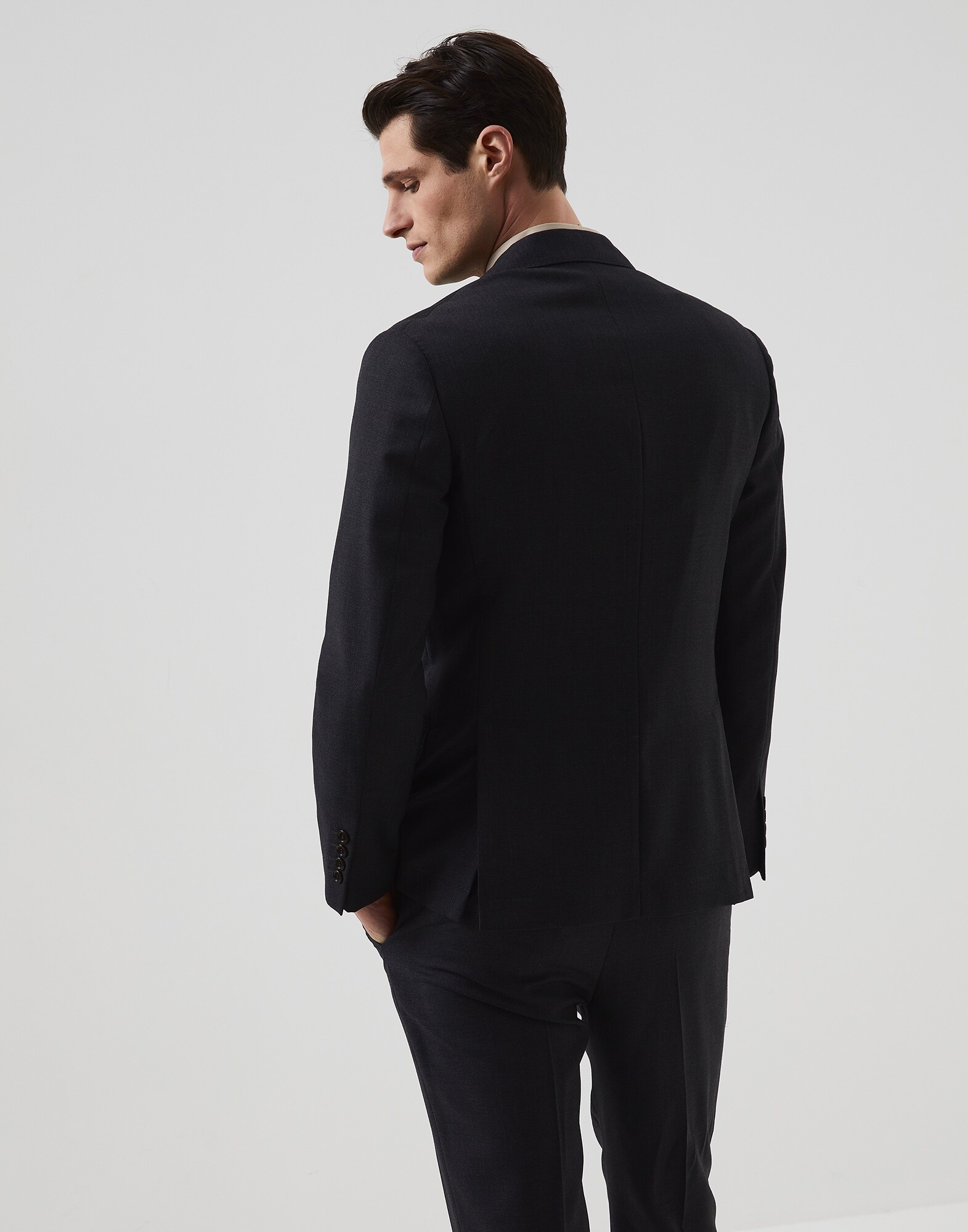 Single Breasted Blazer - Back view