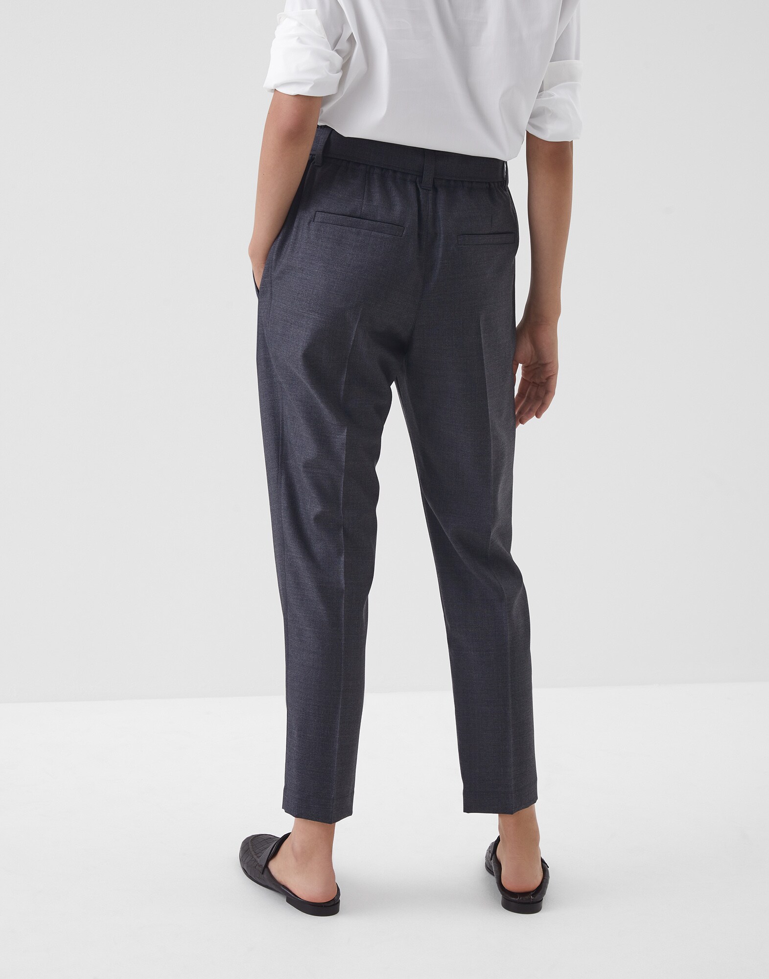 Pantalones Lignito Mujer 1 - Brunello Cucinelli