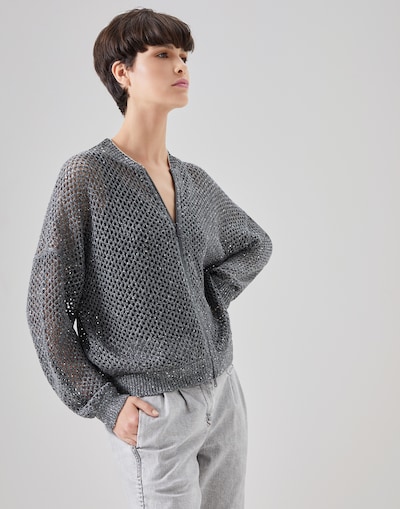 Outerwear-style Cardigan - Front view
